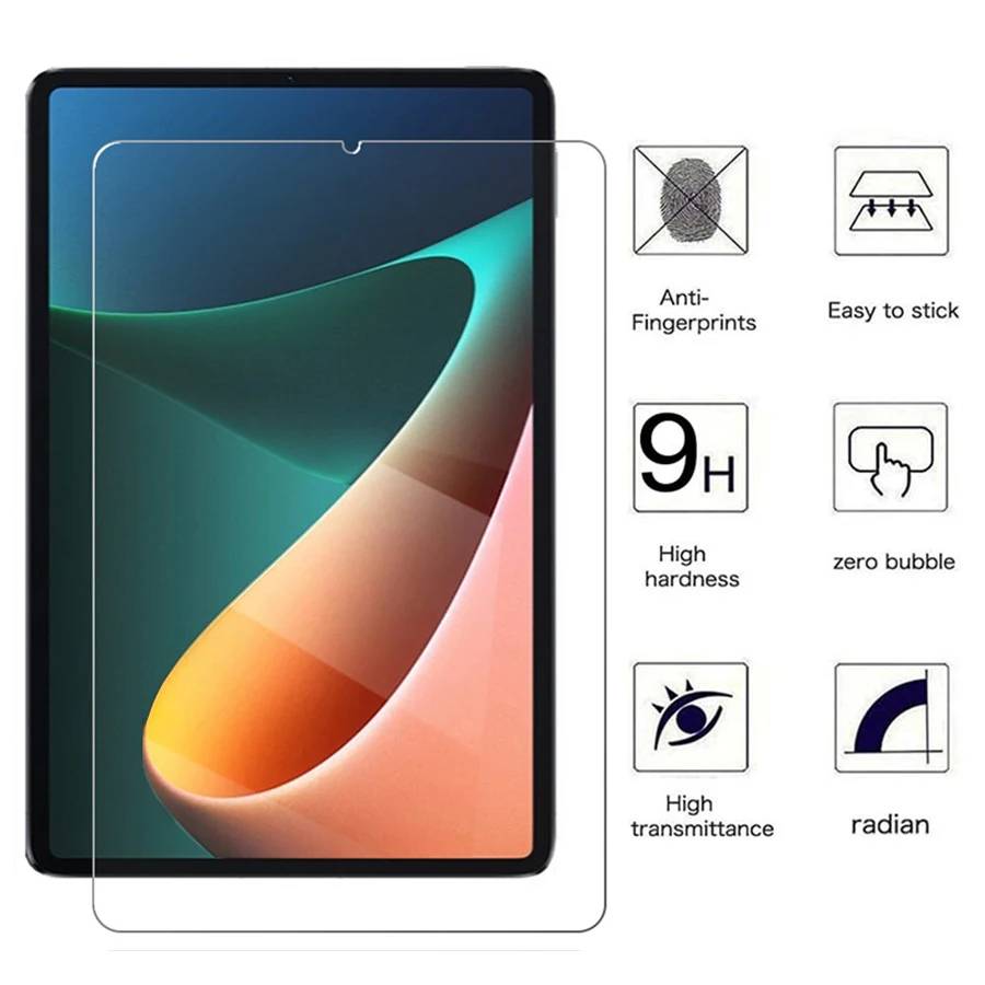 2 шт. для Xiaomi Mi Pad 5 Pro 2021 защитное закаленное стекло для планшета 9H для Xiaomi Mipad 5 Pro MiPad5 Защитная пленка для экрана