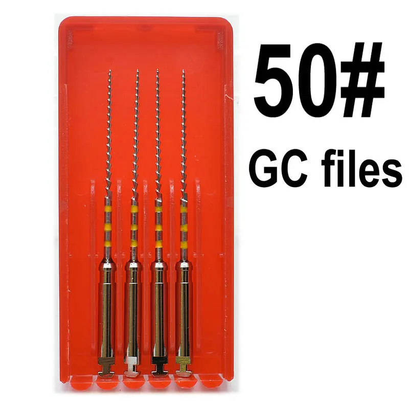 4PCS/Pack Dental Gutta Condensor Metal Drills Rotary Files Dental Clinic Instrument For Root Canal Treatment Dentist Tool