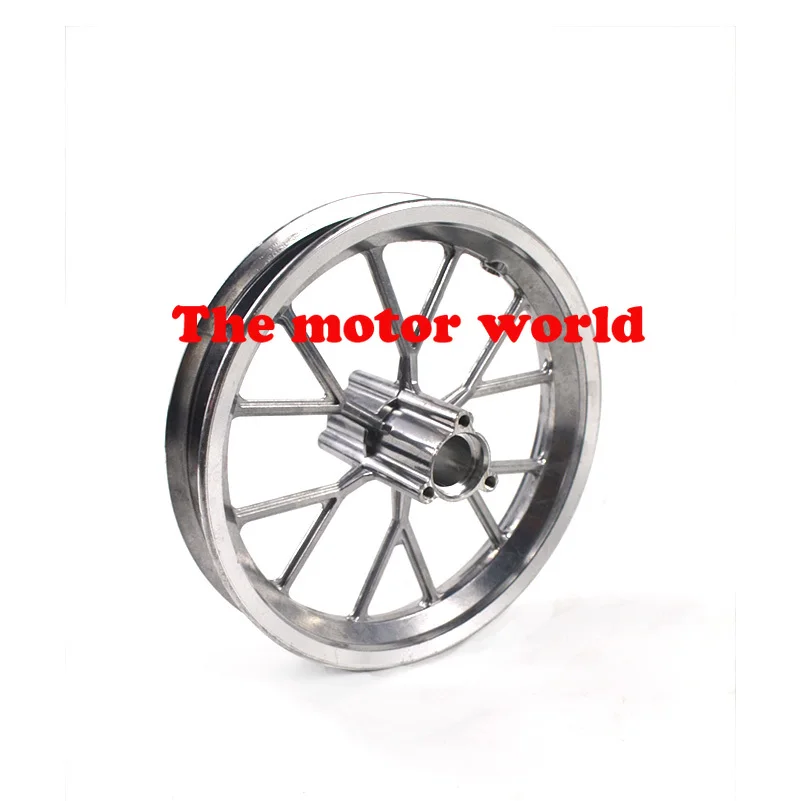 222mm Front and Rear Aluminium Alloy Wheel Hub Rim for 12 1/2X2.75  Tire  Fit for 49cc Mini Moto Pocket Dirt Bike