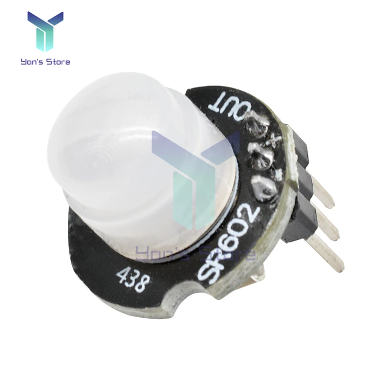 MH-SR602 حساسية عالية كاشف حركة وحدة الاستشعار SR-602 جهاز استكشاف الأشعة تحت الحمراء الإنسان وحدة تيار مستمر 3.3 فولت-15 فولت الاستشعار 5 متر