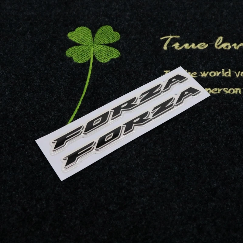 

3D Forza Emblem Badge Bike Motorcycle Sticker For Honda FORZA 125 300 Logo Mark Symbol Side Fairing horizon 2 4 7 Motorsport