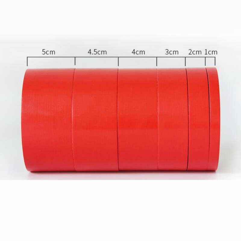 40mm Waterproof Sticky Adhesive Cloth Duct Tape 1Rolls Craft Repair Red Black Blue Brown Green Silvery 13 Colors 10M