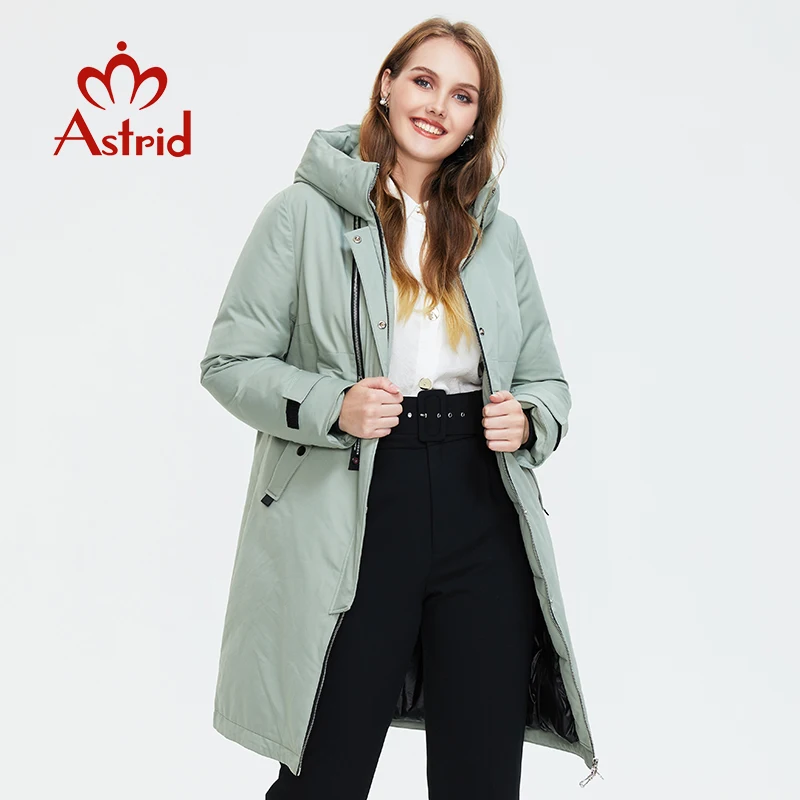 Imagem -02 - Astrid 2023 Parkas para Mulheres Jaqueta de Inverno com Capuz Solto Quente Grosso Bio Fluff Grosso Cabolsa Moda Alta Qualidade Feminino