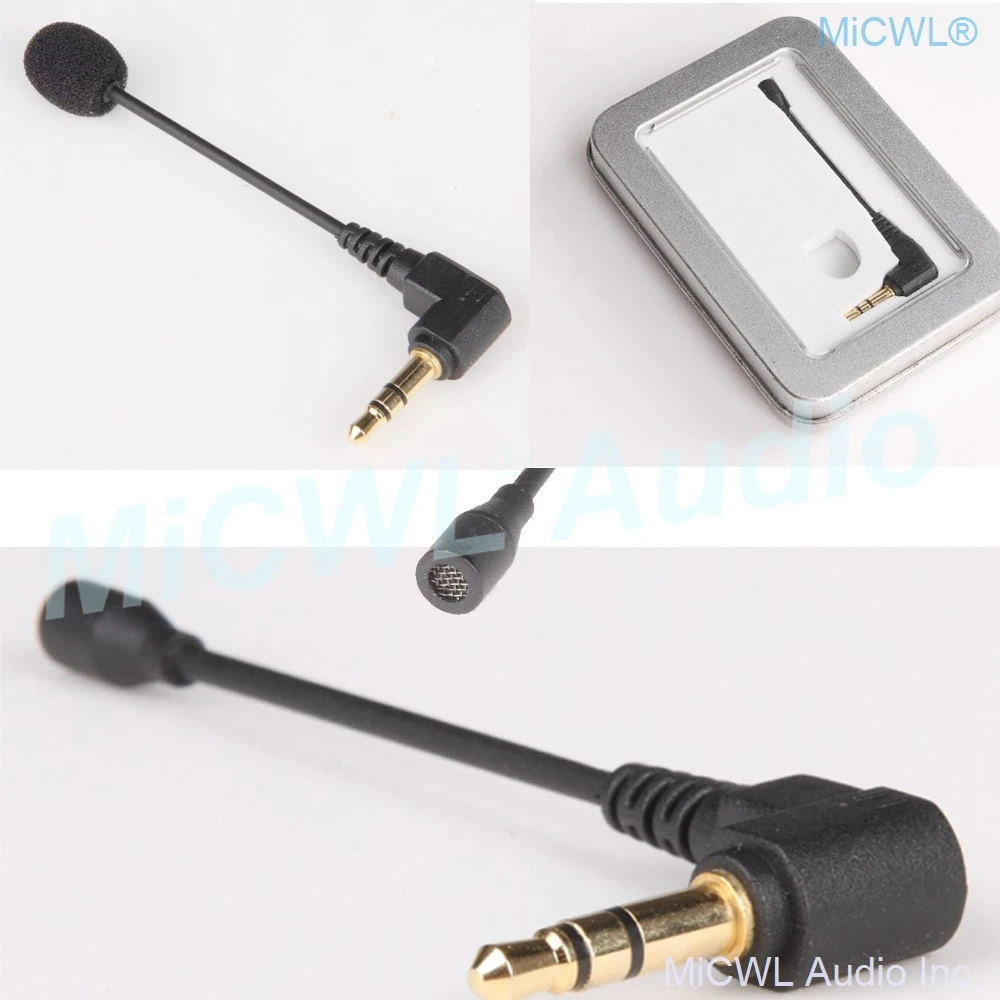 

Mini Metal Microphone 3.5mm Jack Lavalier Microphone Mini Audio Mic for Computer Laptop with Box