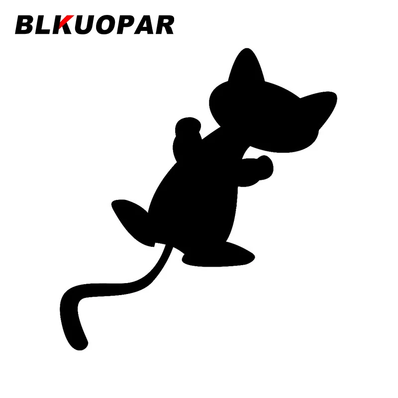 BLKUOPAR for Ute Black Cat Car Stickers Vinyl Decal Creative Car Assessoires Snowboard Motocycle Helmet Waterproof Sunscreen