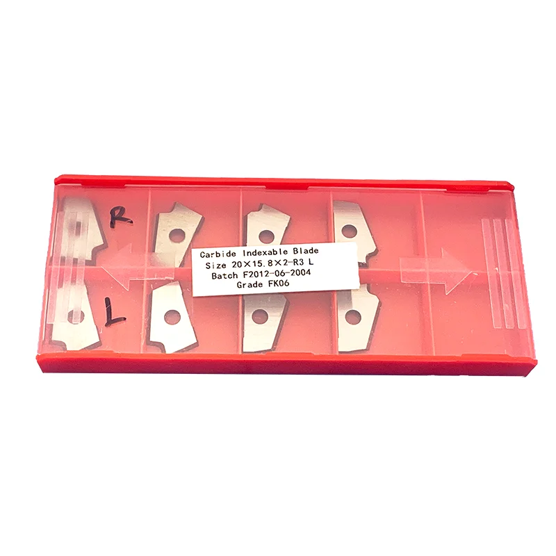 10 قطعة كشط شفرة أدوات النجارة السكاكين مكشطة ل حافة النطاقات آلة 22.3*14*2 مللي متر R2/3 #3