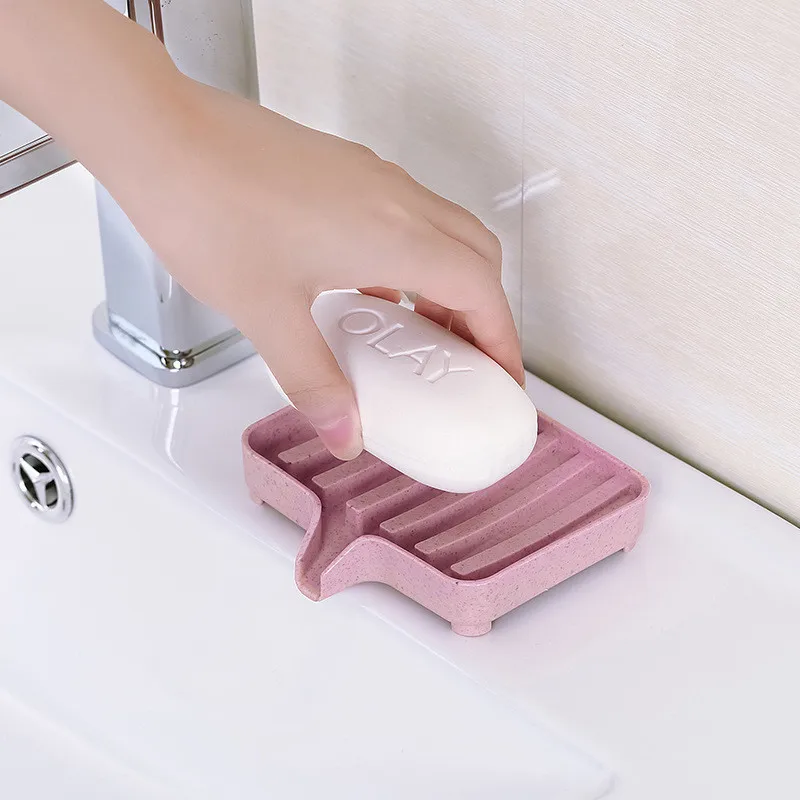 Creative Environment-friendly Draining Soap Box Bathroom Soap Rack Toilet Draining Soap Storage Box