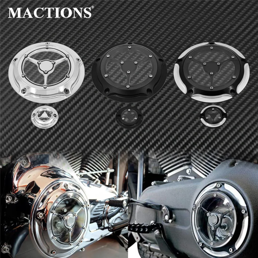 

Motorcycle CNC 5-Hole Derby Cover Timing Timer Covers Set For Harley Touring Street Glide FLH/T 2016-up FLHTCUL FLHTKL