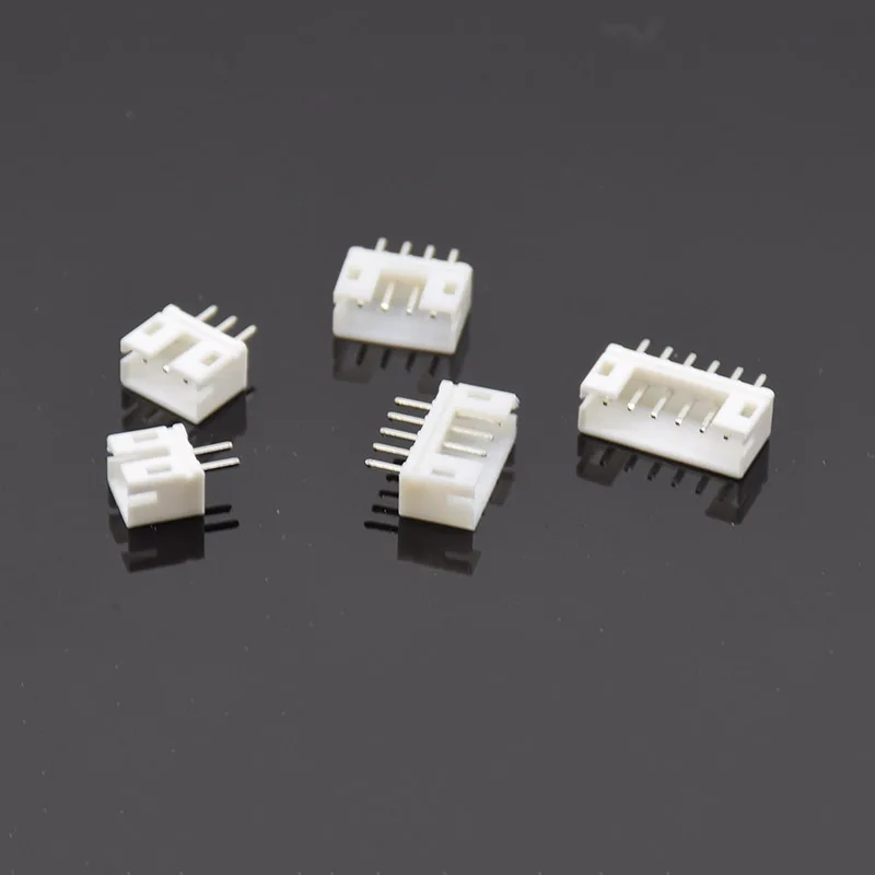 50pcs/Lot PH2.0 Pins Header Connector 2P 3P 4P 5P 6Pin 2mm Pitch  For PCB jst  straight pins