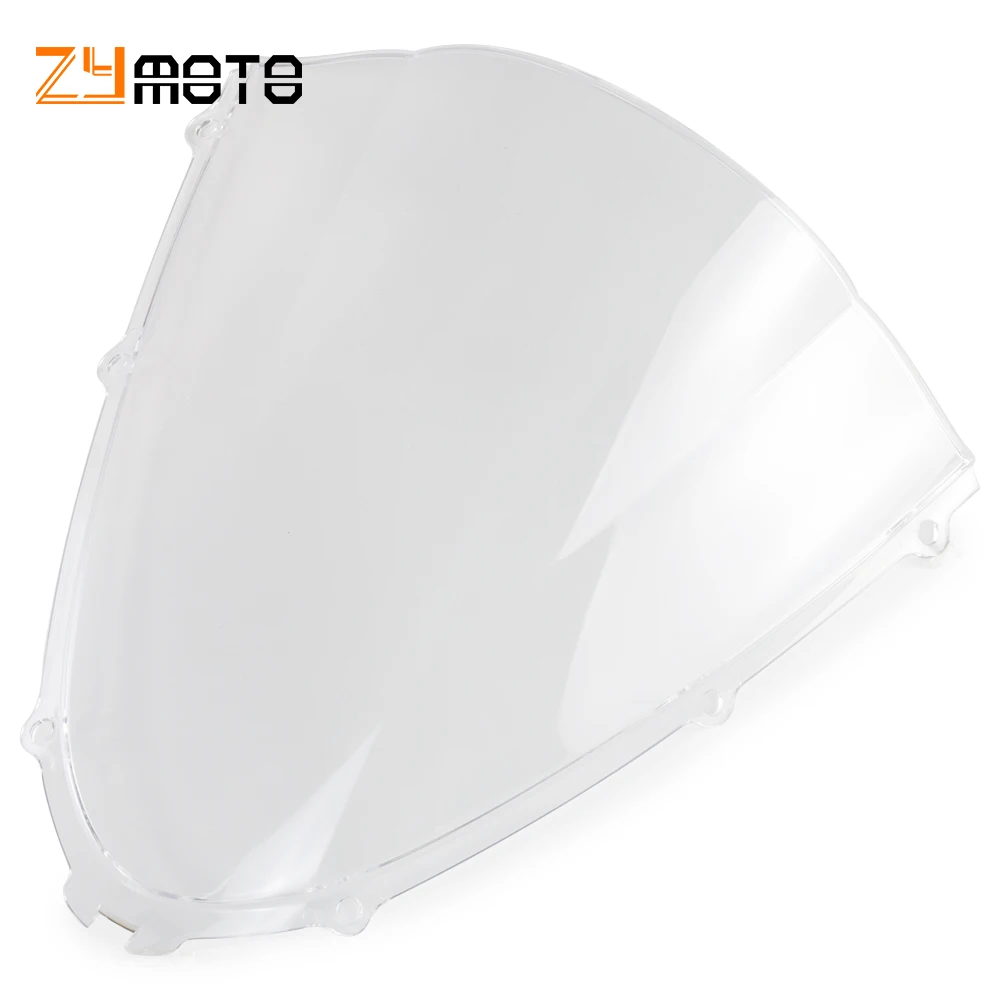 Motorcycle Double Bubble Windshield WindScreen Screen For KAWASAKI NINJA ZX14R ZZR1400 ABS 2006-2020 2019 2018 ZX 14R ZZR 1400