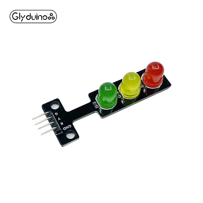 Glyduino Led Individual Control Traffic Signal Light 5V Traffic Light Emitting Common Cathode Module DIY