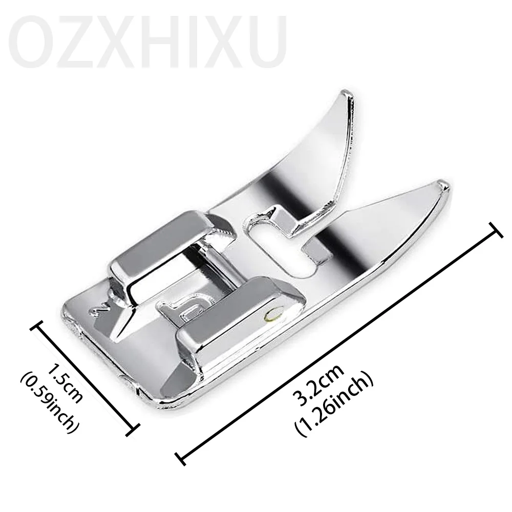 1pc Sewing Machine Presser Foot Universal Straight Stitch Snap On Presser Feet Zig Zag Foot for Home Low Shank Sewing Machines