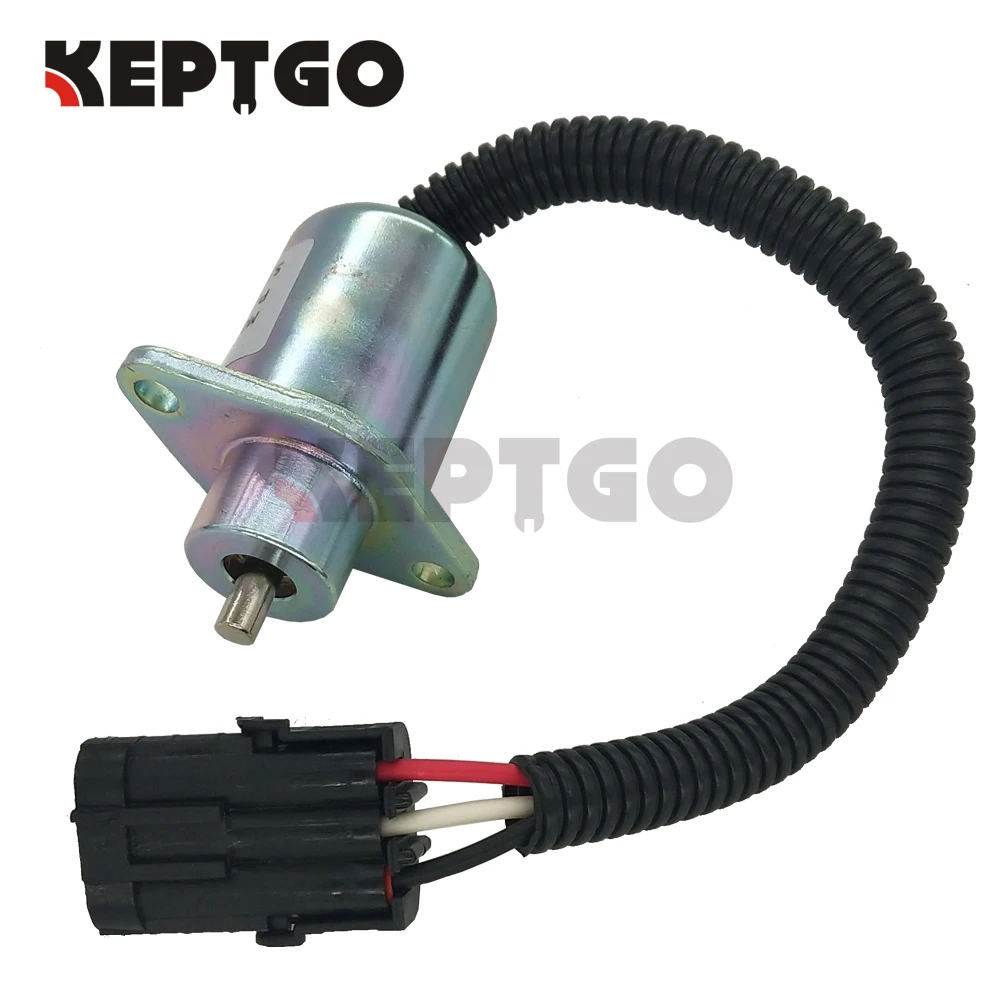 Fuel Stop Valve for Perkins Engine 2848A279 SA-4934-12 12V Fuel Shutoff Solenoid