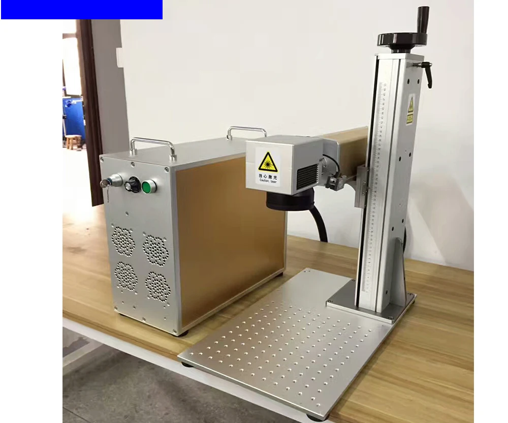 Недорогой лазерный маркер 10 Вт 20 Вт 30 Вт cnc 3d портативный мини-цветной волоконный лазерный маркировочный станок для металла