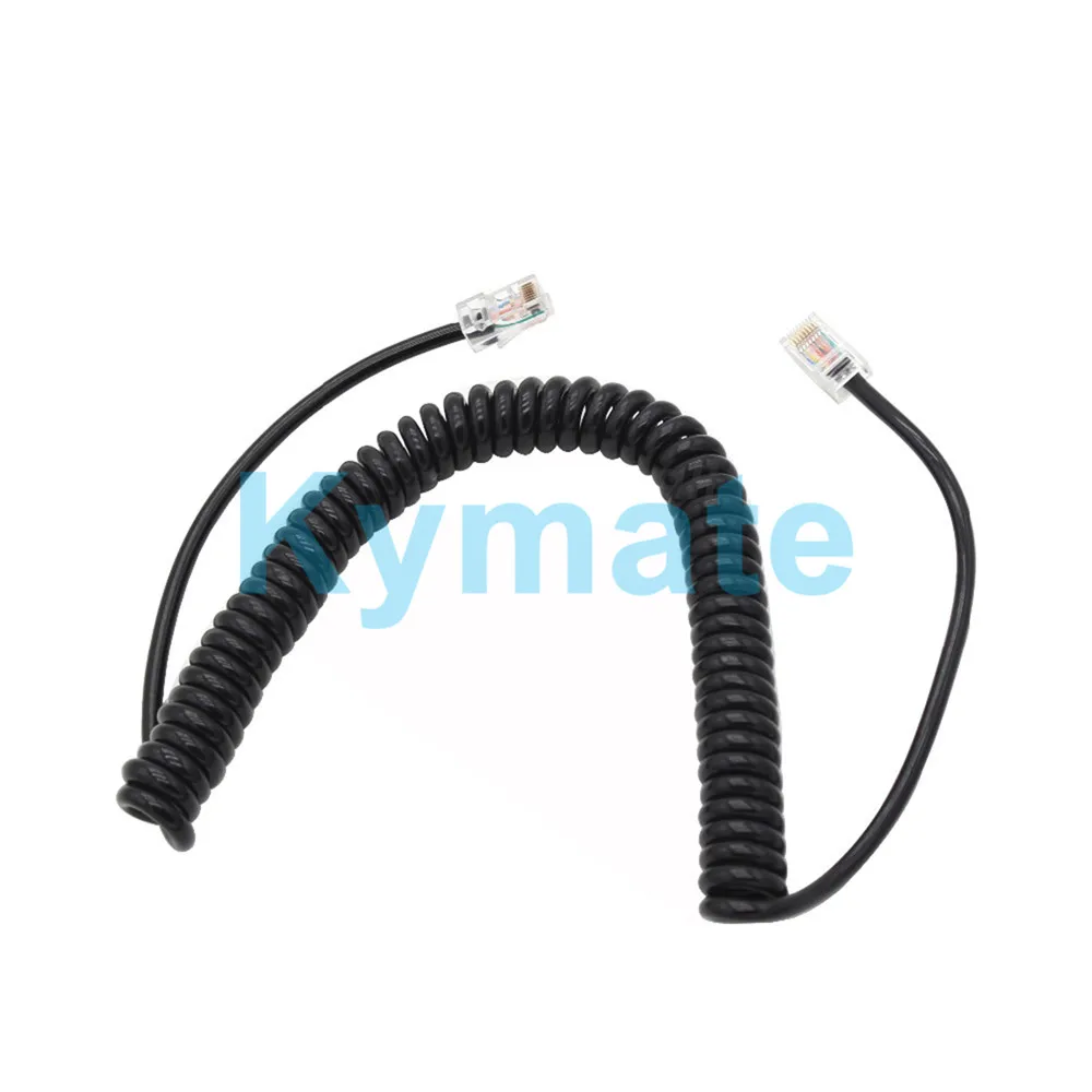 Microphone Cable Cord for 8PIN Mobile Radio Speaker Mic for HM-98 HM-133 HM-133v HM-133s DTMF for IC-2200H IC-2800H IC-V8000 IC-