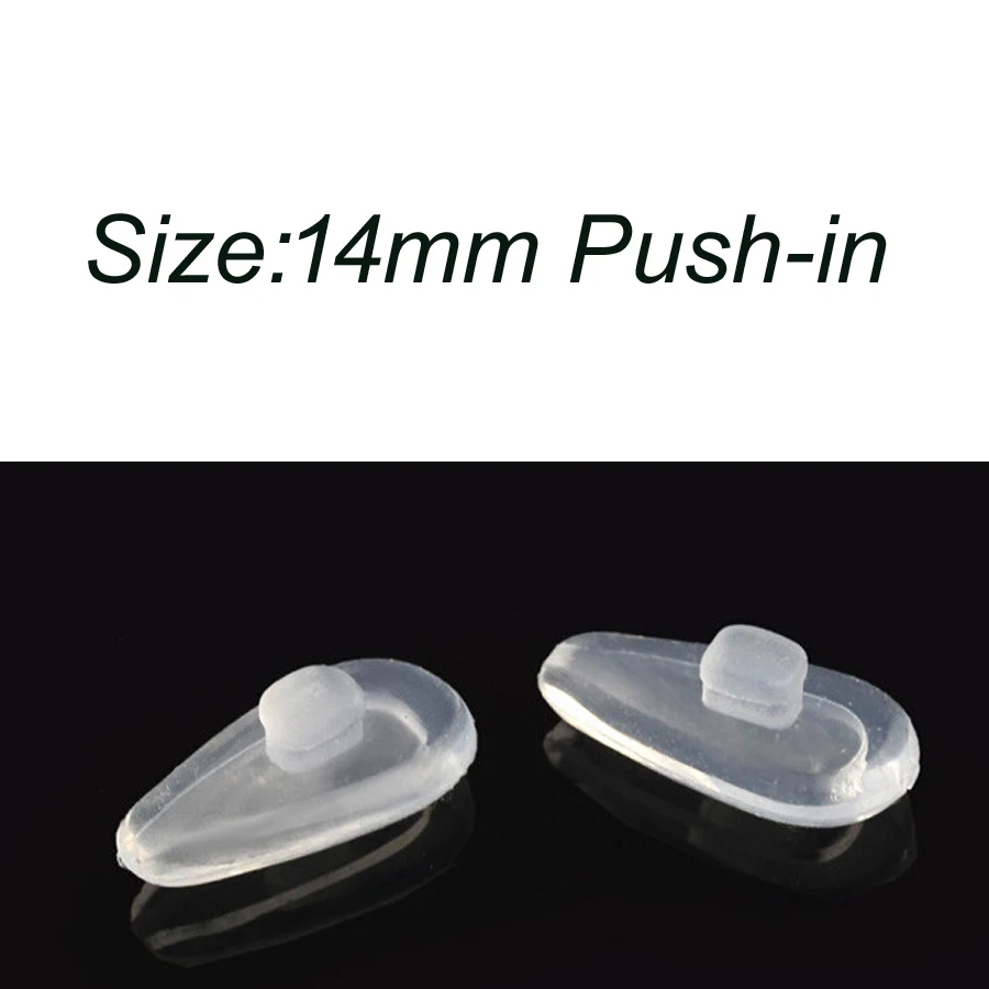 100pcs 14mm Quality Silicone Air Chamber Glasses Nose Pad