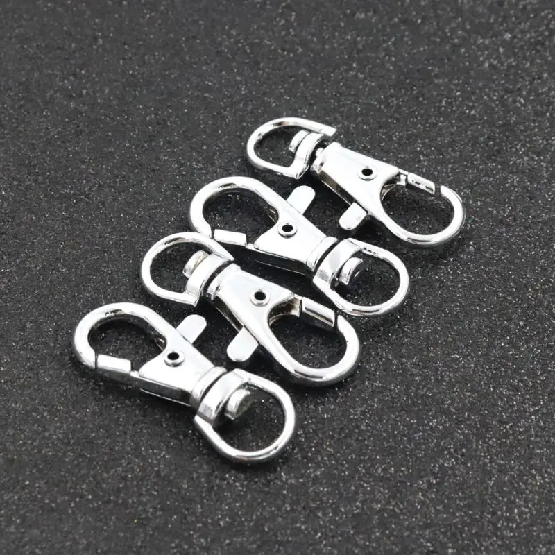 10pcs 37mm Stainless Steel Buckle Losber Claps Connector For Jewelry Making Dy Necklace Bracelet Finding Accessories Wholesale