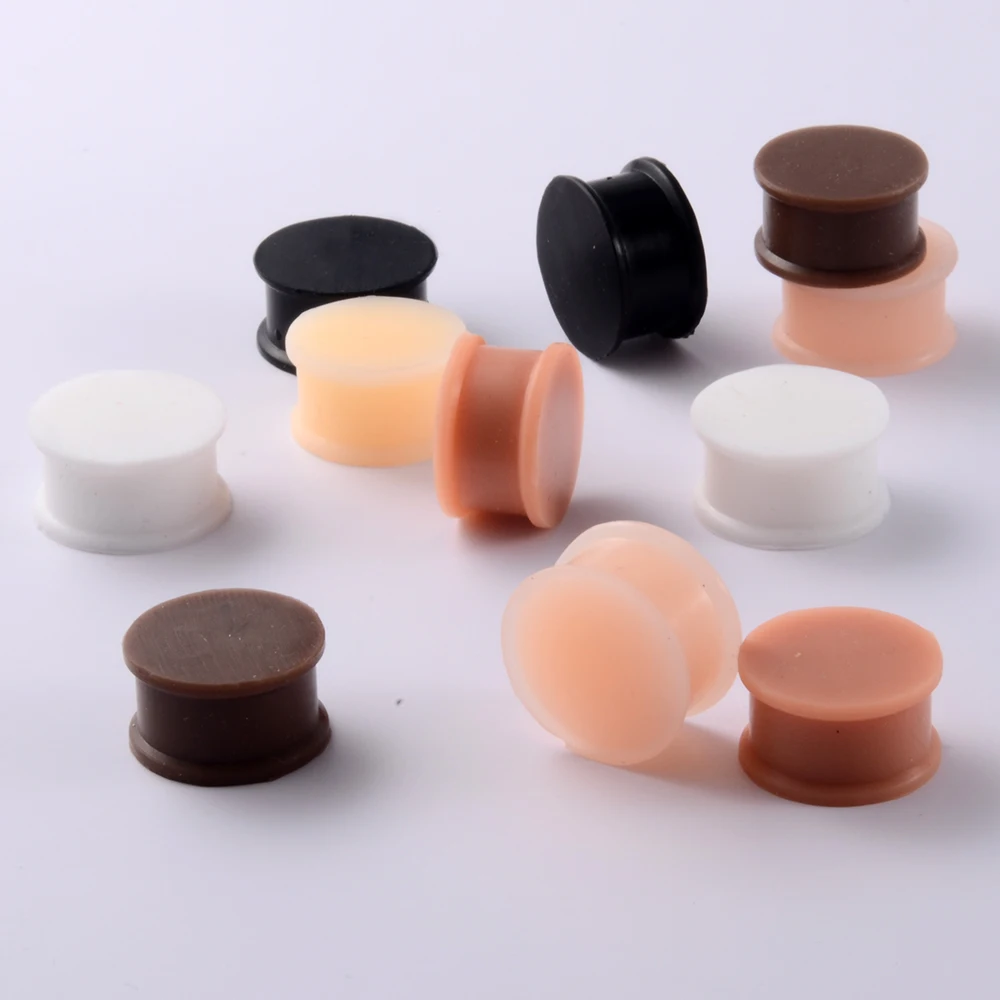 6Pairs Silicone Saddle Ear Gauges Large Gauge ear plugs Ear  Stretching Supersize Ear Expander Piercings Ear Stretchers 3mm-50mm