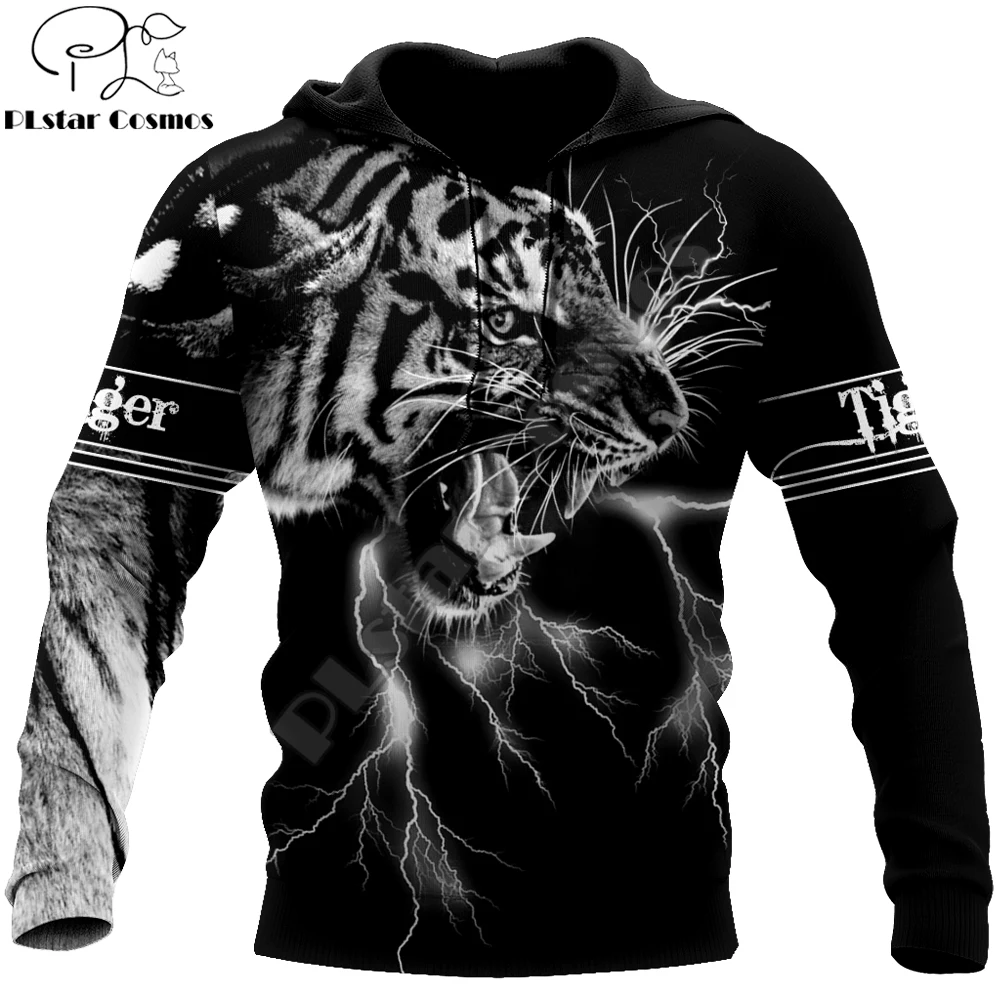 Bonito animal tigre relâmpago 3d impresso moda hoodies moletom dos homens unisex zip pulôver jaqueta casual agasalho dw0261