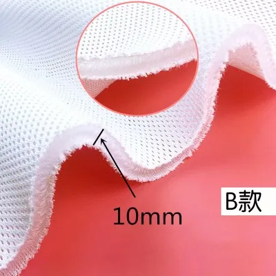 Super Heavy Air Spacer Mesh Fabrics For Anti Bee Suit 50cm*50cm Soft Thick Breathable Sport Wear 8-10mm Thickness