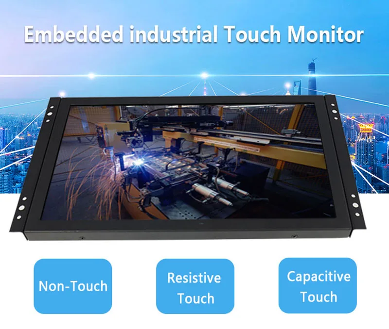 Customized high brightness 1000 nits 15 inch PCAP capacitive open frame touch screen monitor