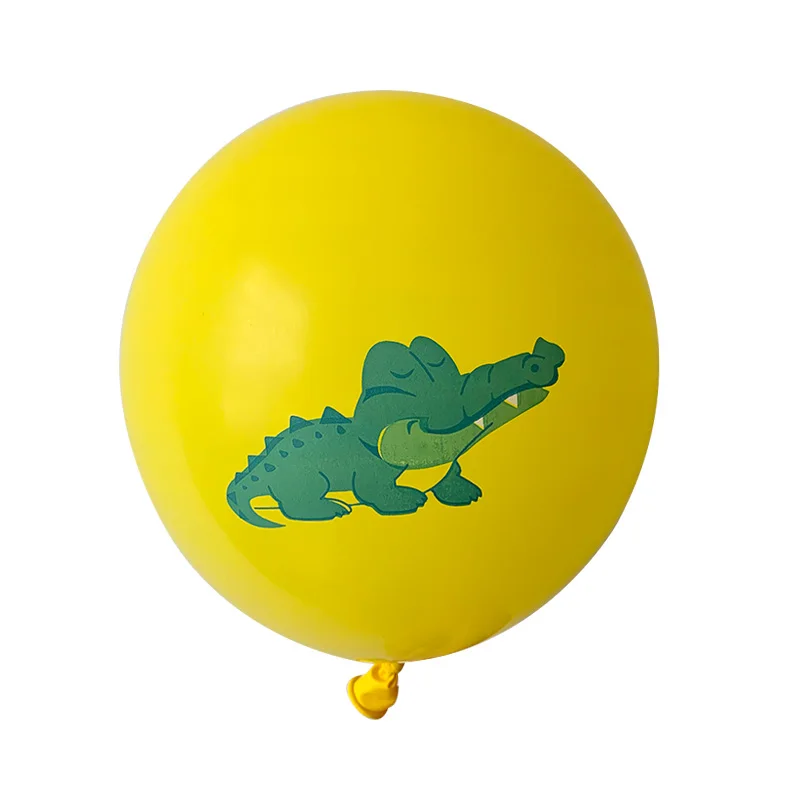 بالونات لاتكس برقائق كرتونية على شكل حيوانات ، رقم أخضر ، تمساح ، زينات حفلة عيد ميلاد سعيد ، ألعاب أطفال ، 32 بوصة ، 7 في المجموعة
