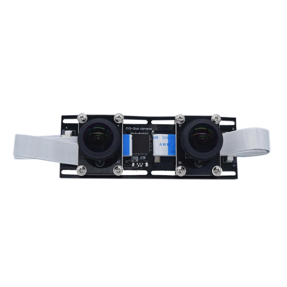 Imagem -04 - Módulo de Sincronização de Lente Dupla Câmera de Módulo Usb2.0 Otg Uvc Mlazer Yuy2 30fps 3d vr Usb Estéreo Webcam Molduras Síncronas