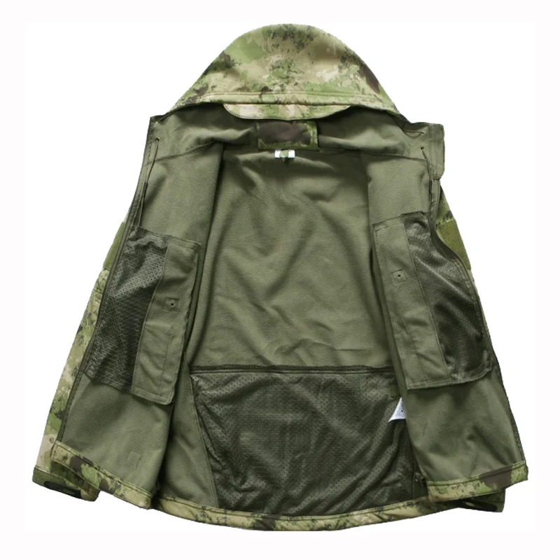 Imagem -06 - Esporte ao ar Livre Softshell Tad Tático Jaqueta Masculina Camuflagem Roupas de Caça Militar à Prova Dmilitary Água Cabolsas com Capuz para Acampamento Caminhadas