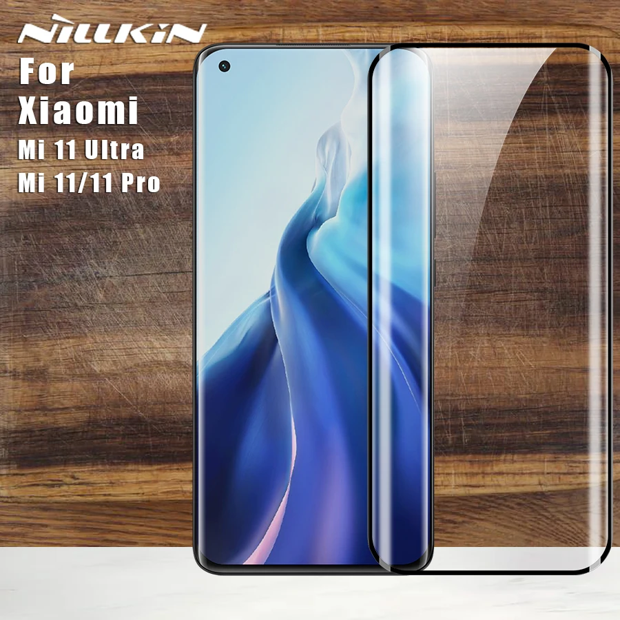 

Nillkin for Xiaomi Mi 11 Ultra Pro 5G Film 2pcs Impact Resistant Curved Film Screen Protector for Mi 11 Pro Ultra