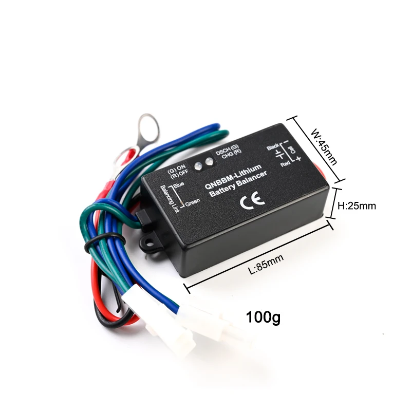 Equalizzatore batteria 1S Li-ion a cella singola LiFePO4 LTO NCM polimero 18650 bilanciamento batteria BMS attivo fai-da-te con indicatore Led QNBBM