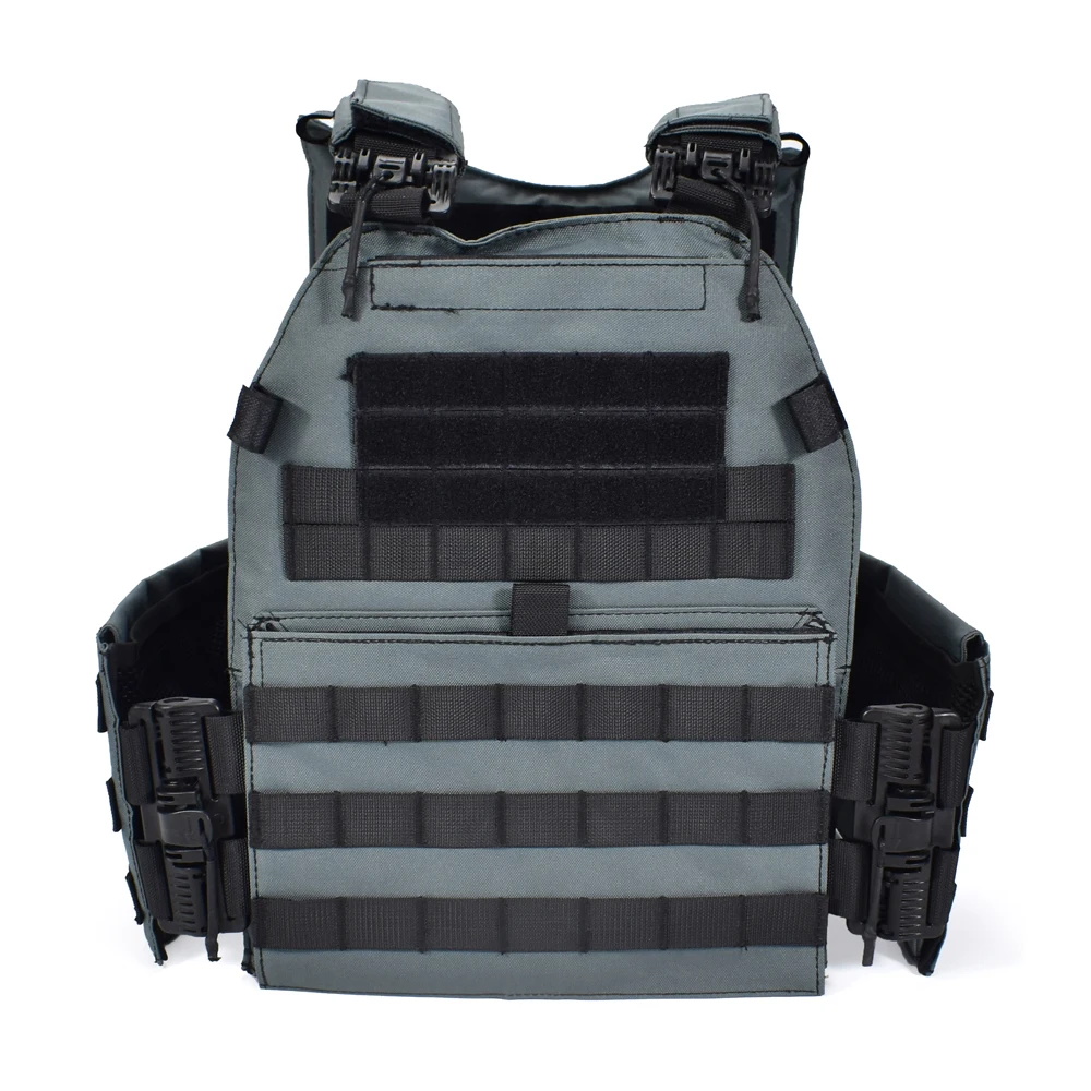 High Density Oxford Cloth Material POM Quick Release Tactical Vest With Large Capacity Molle System Waterproof Tear Resistance