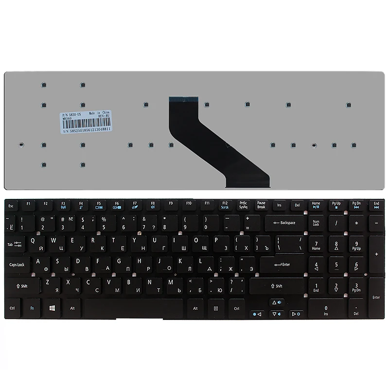 Russian Laptop Keyboard for Acer Aspire V3-551 V3-551G V3-571 V3 571G V3-731 V3-772 V3-772G V3-731G V3-771 V3-771G V3-772