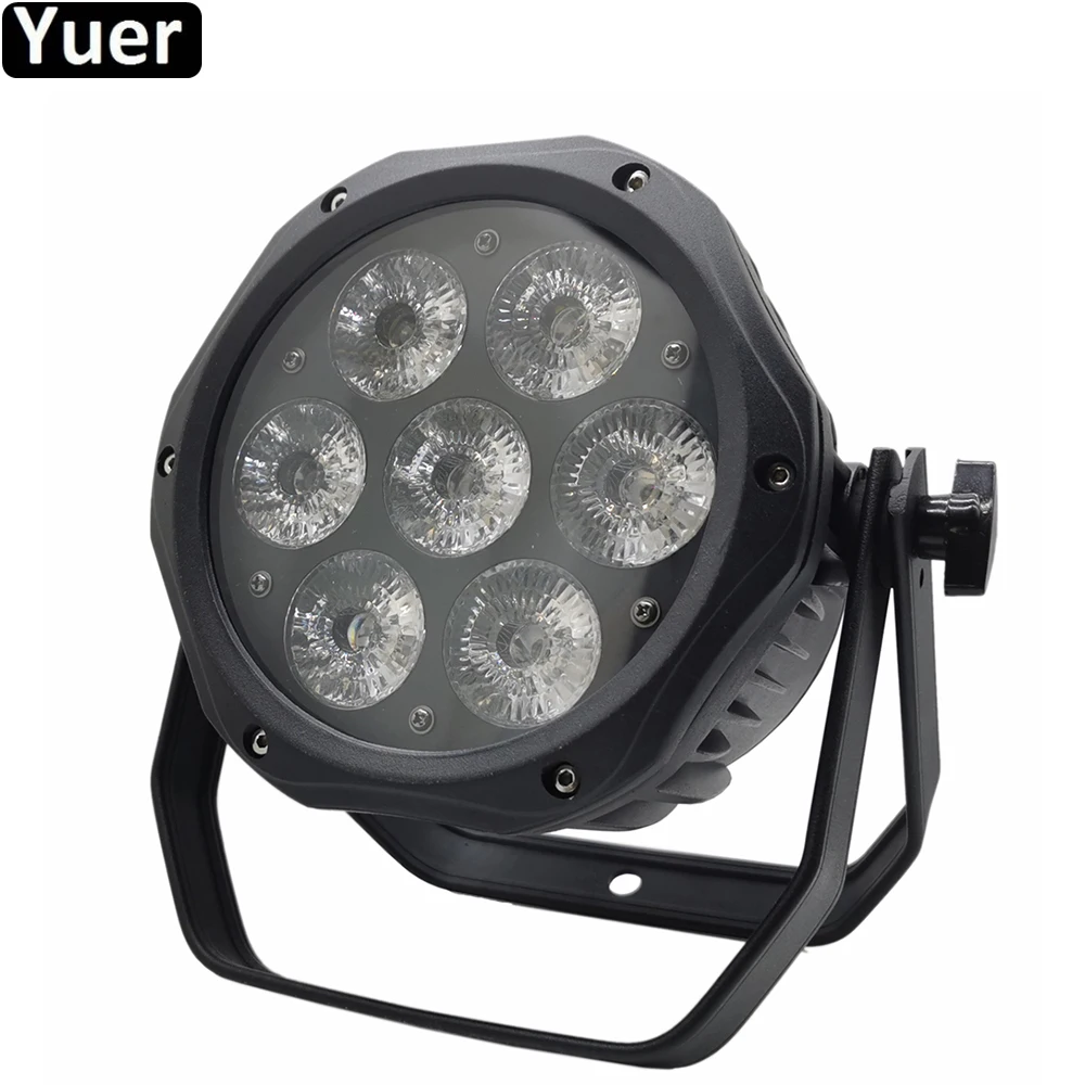 

7X18W LED Waterproof IP65 Par Light RGBWA UV 6IN1 DMX512 Control Musci DJ Disco Stage Equipment Outdoor Stage Effect Beam Light