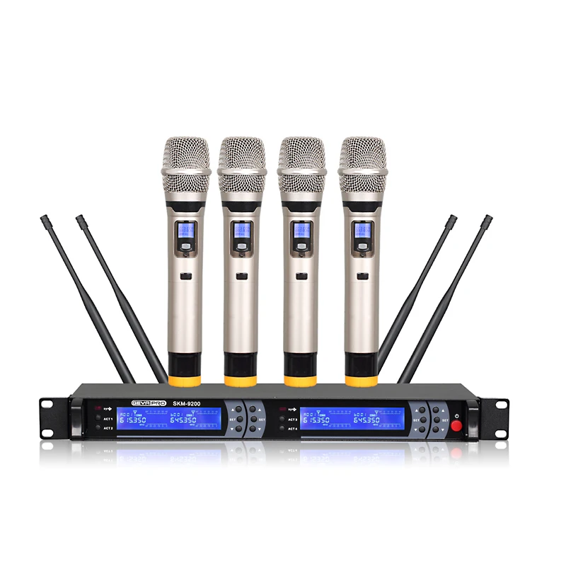 MiCWL SKM9000 EW500 G4 Digital Wireless Microphone System 4 SKM9800 Handheld DJ Karaoke Stage Studio Mics Sets