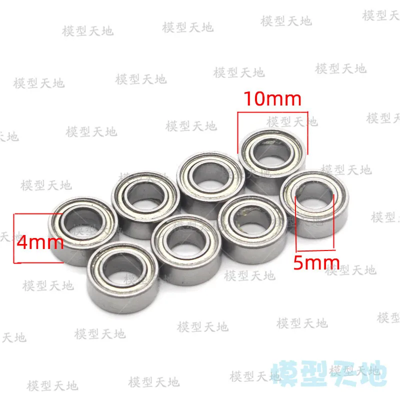 8PCS HSP 02080 upgrade 02139 Ball Bearing 10*5*4MM For 1/10 RC Model Car Flying Fish 94122 94123 94166 94155 94177 94188 94108