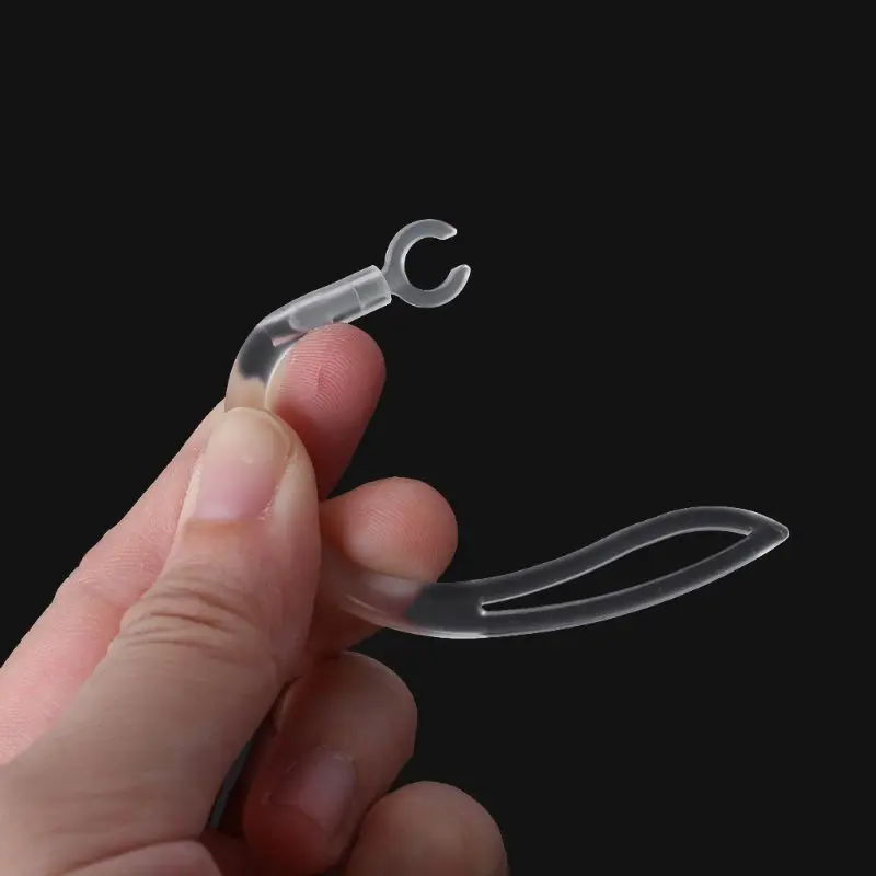 Bluetooth Earphones Transparent Soft Silicone Ear Hook Loop Clip Headset 5 6 7 8 10mm