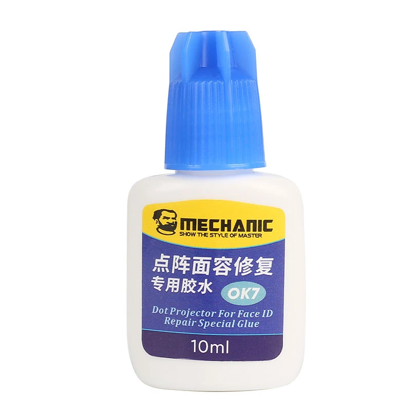 Thợ Cơ Khí OK7 Mặt ID Đặc Biệt Keo 10ML Cho Điện Thoại X XS Xsmax 11 11pro 12 12pro 12Prmax Chấm ma Trận Sửa Chữa Keo