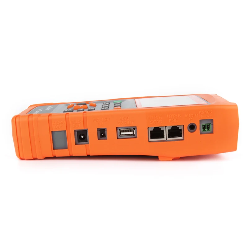 Moniteur LCD CVBS CCTV AHD, 3.5 pouces, testeur de caméra numérique, lampe de poche RS485, commande PZ, analyse d'adresse, compteur de données