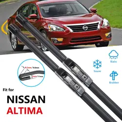 for Nissan Altima 2002~2018 Wiper Blade Car Accessories Stickers Windshield Wipers 2003 2006 2007 2008 2013 2014 2015 2016 2017