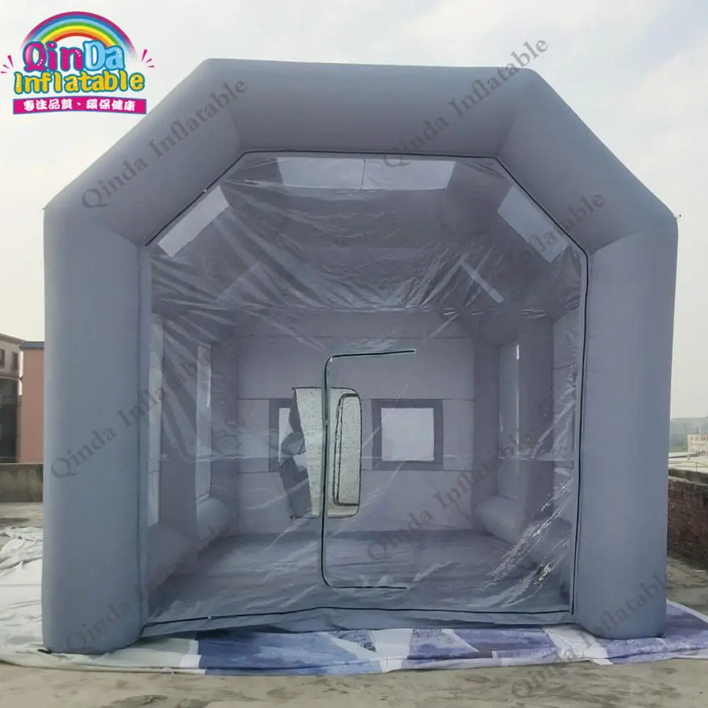 Portable Shipping Free Mobile Paint Booth Inflatable Spray Paint Tent For Car