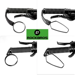 ROCKBROS Rear View Mirror for Bicycle Bike Mirror Wide Angle Reflector Adjustable MTB Cycling Mirrors Bike Accessories
