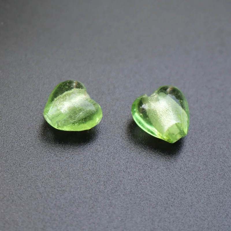 12mm Herzperlen, lampeffektveredelte Glasperlen, rot-rosa Mischung für Schmuckherstellung, Schmuckzubehör, weiße Accessoires, DIY Bijoux – Detail 14
