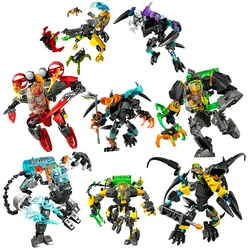 Hero Factory6.0 Children's Puzzle Building Block Toy EVO XL Machine,STORMER Freeze,JAW vs.STORMER,FLYER Beast vs.BREEZ Boy Gift