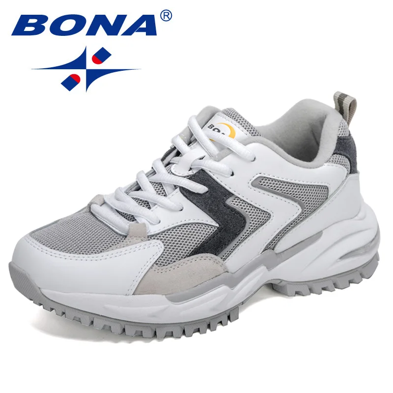 BONA New Designers Classics Sneakers Women Sports Shoes Casual Running Shoes Ladies Breathable Jogging Footwear Feminino