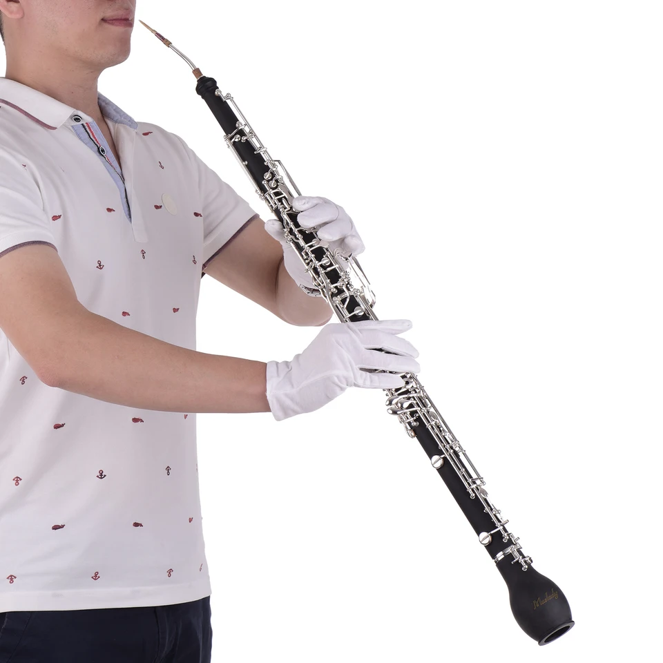 Muslady Professional English Horn Alto Oboe F Key Synthetic Wood