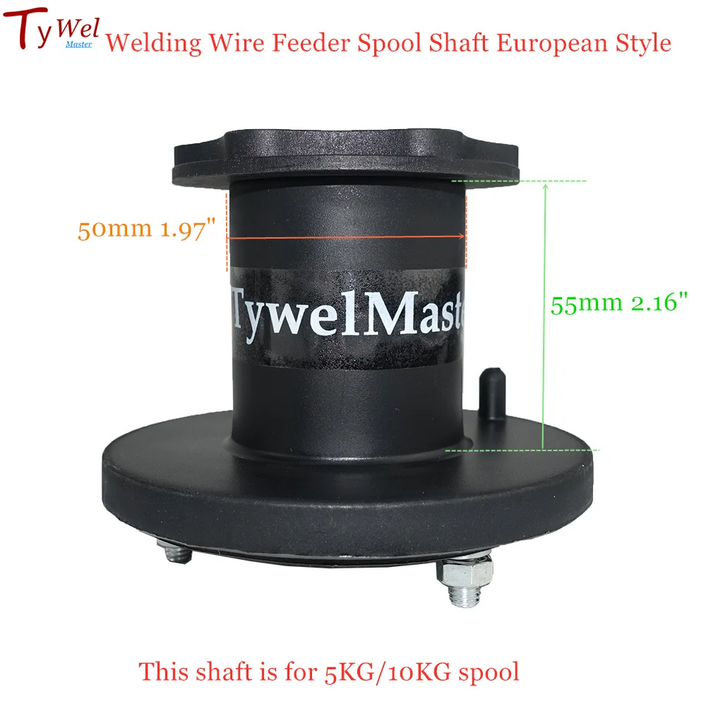 Welding Wire Feeder Spool Shaft Euro Style Wire MIG Welder Reel Shaft 15KG D300 K300 300mm 5KG D200 200mm for Welding Machine
