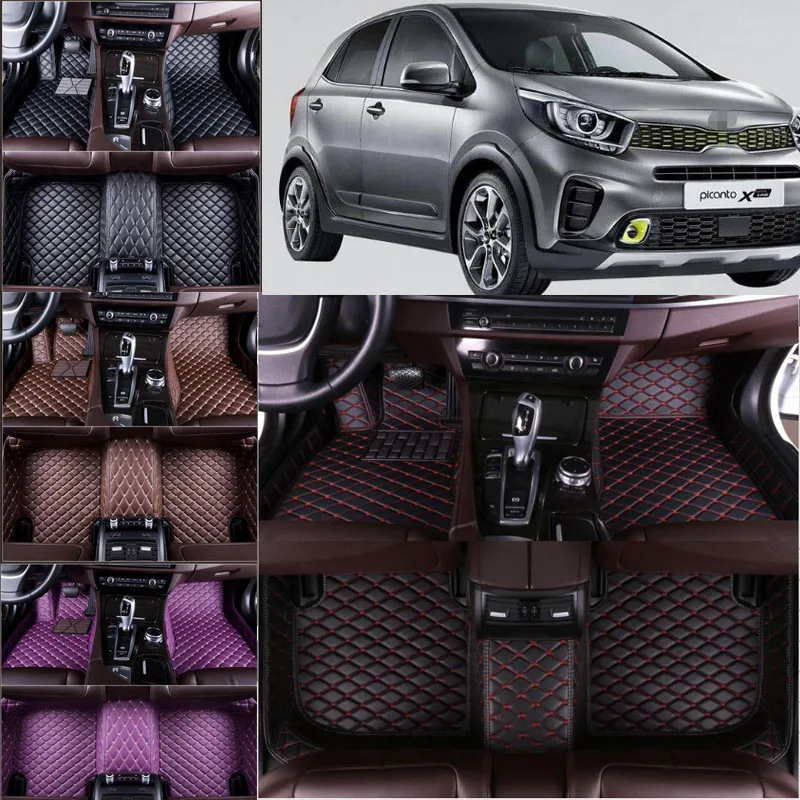 

Автомобильный коврик для kia new morning picanto, автомобильные коврики, водонепроницаемые автомобильные коврики для интерьера