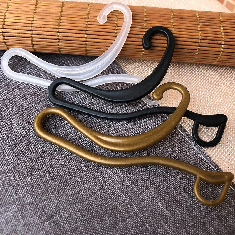 100pcs Sock Heel Hanger With Loop Slide on Stockings Pantyhose Hose Packaging Display Socks Hook Clip