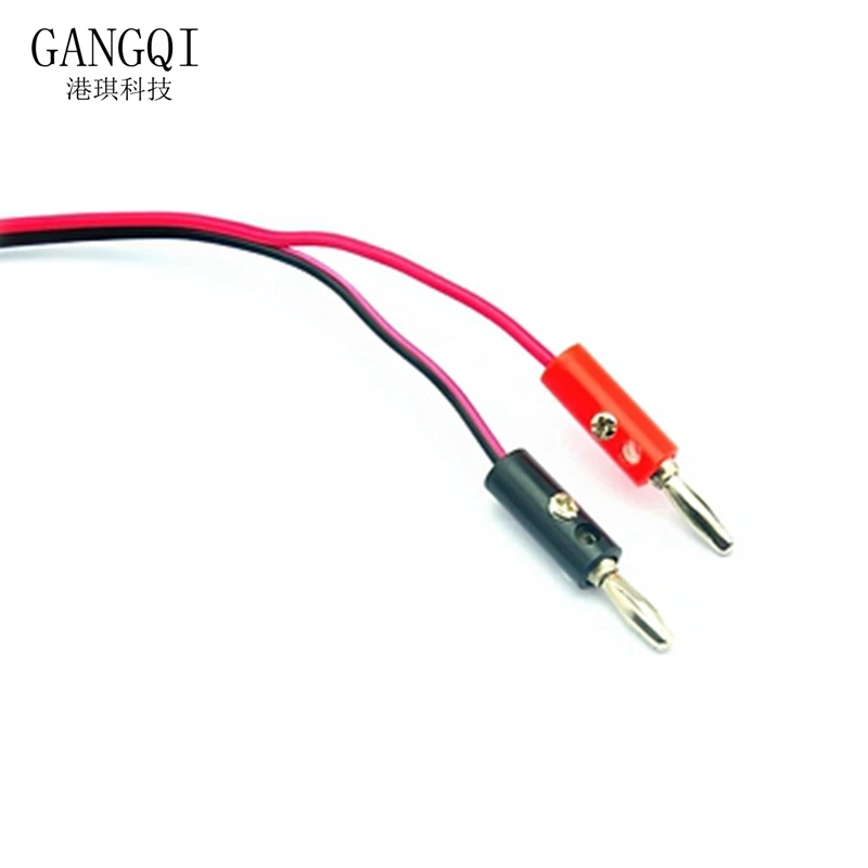 Wholesale 1Pcs 1meter Red and Black Alligator Testing Cord Lead Clip to Banana Plug for Multimeter Test