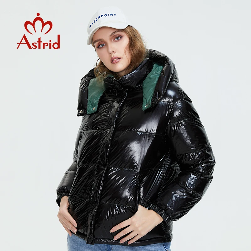 Astrid 2022 Winter Women\'s Parkas Oversize Thick Cotton warm Jacket Female Coats with Hooded Fashion padded Casual Loose Outwear